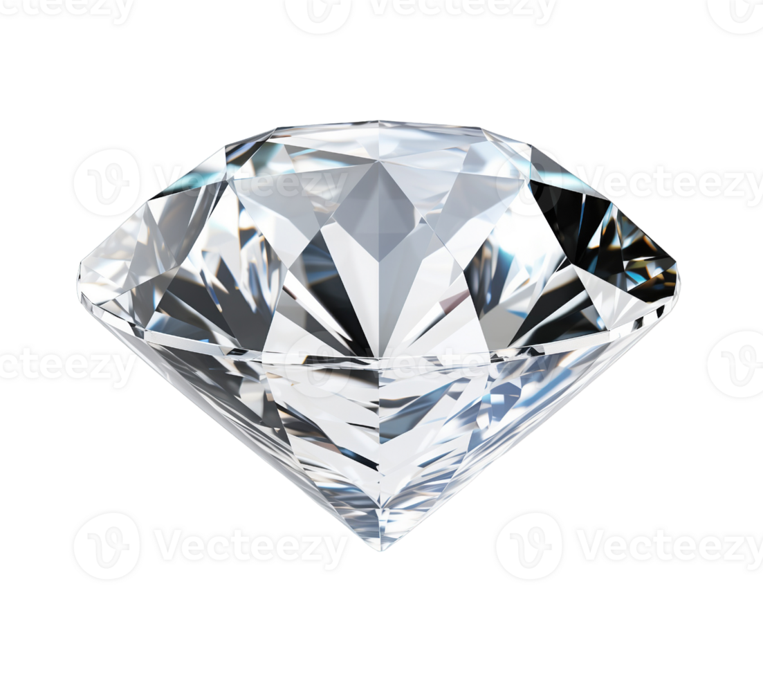 Diamond isolated on transparent background png