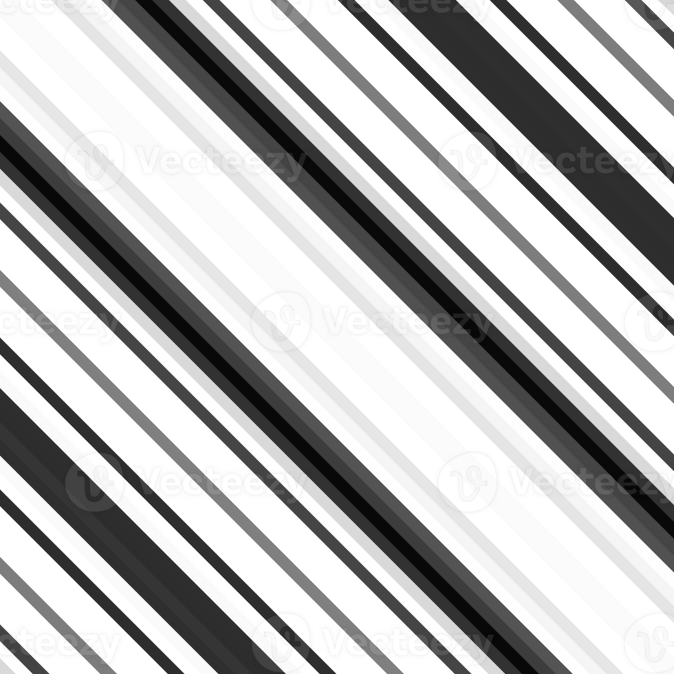 Black and white striped abstract background overlay. Motion effect. graphic illustration with transparent background. png