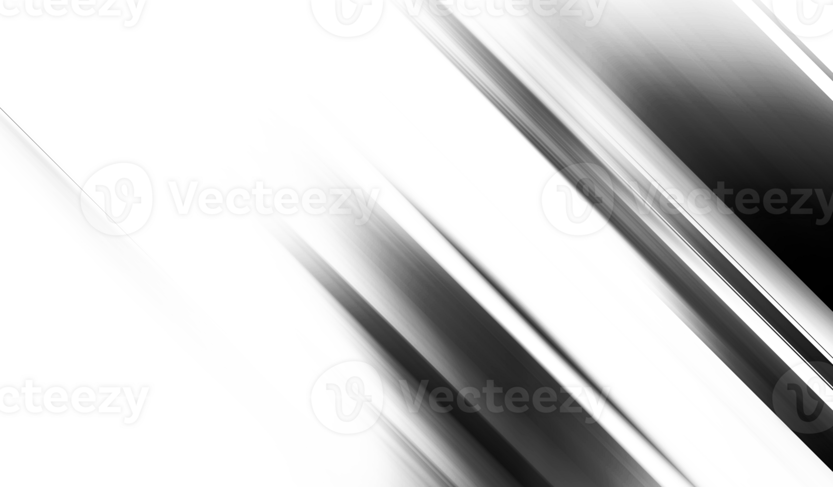 Black and white striped abstract background overlay. Motion effect. graphic illustration with transparent background. png