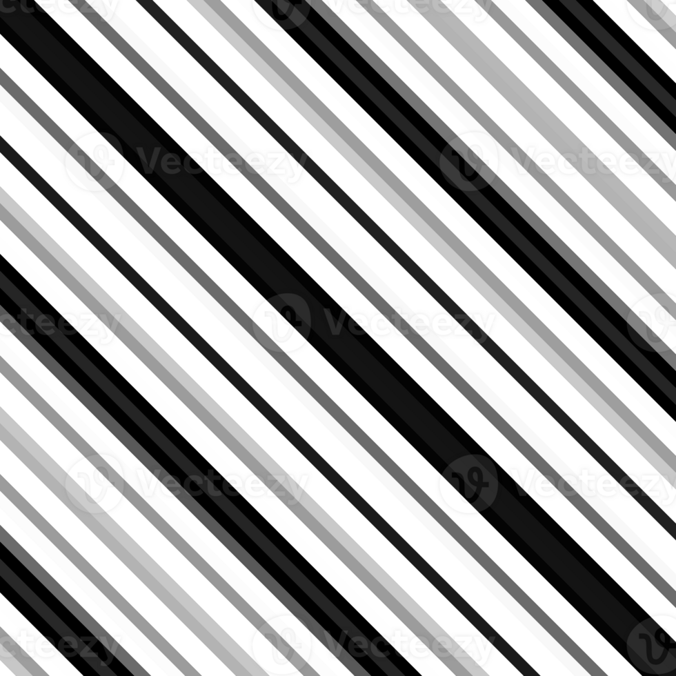 Black and white striped abstract background overlay. Motion effect. graphic illustration with transparent background. png