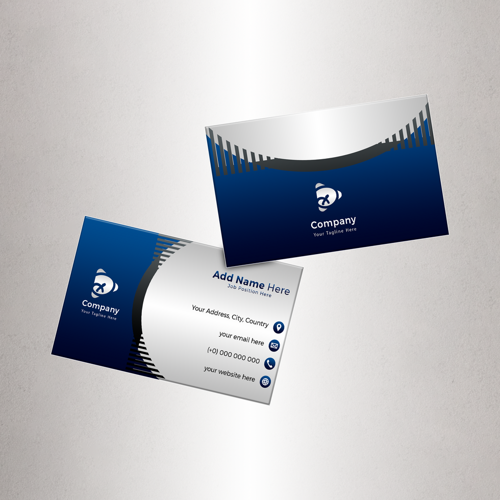 Modern Creative And Clean Business Card Design Template, Visiting Card. psd