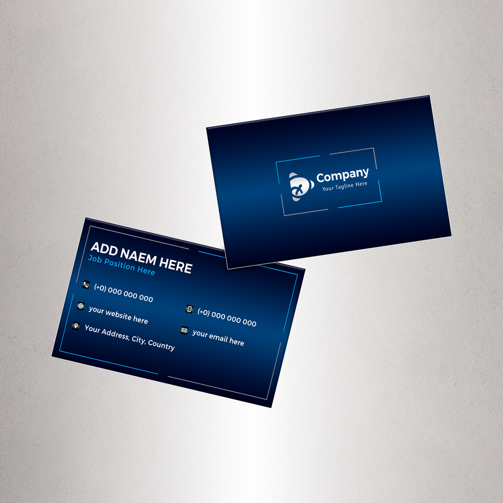 Modern Creative And Clean Business Card Design Template, Visiting Card. psd