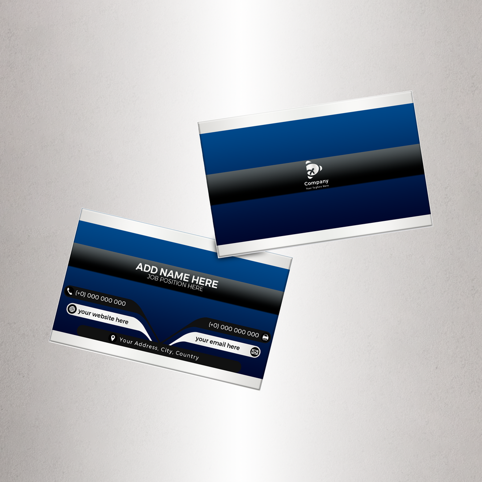 Modern Creative And Clean Business Card Design Template, Visiting Card. psd