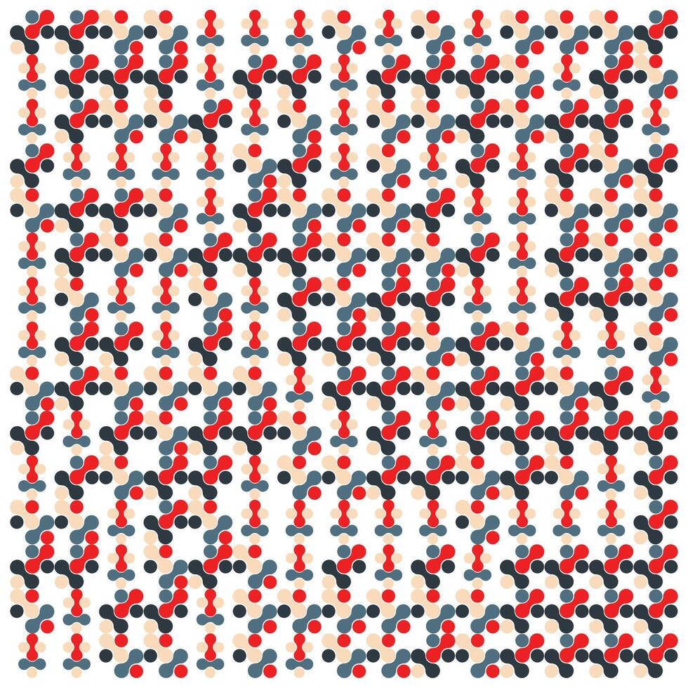 Geometric pattern background with Scandinavian abstract color or Swiss geometry prints of rectangles, vector