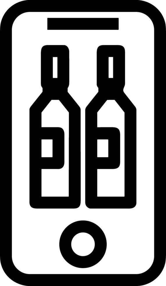 Bottle drink icon symbol image. Illustration of the drink water bottle glass design image vector
