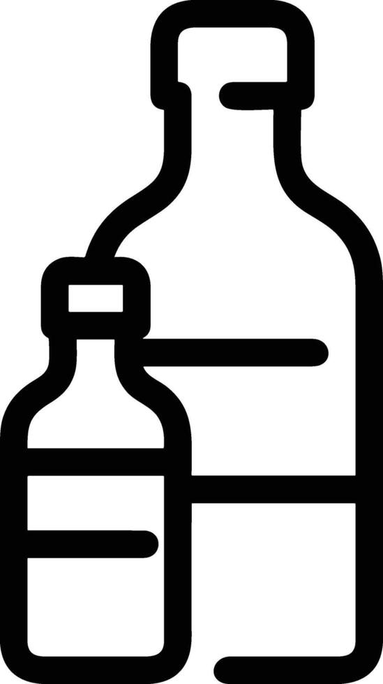 Bottle drink icon symbol image. Illustration of the drink water bottle glass design image vector