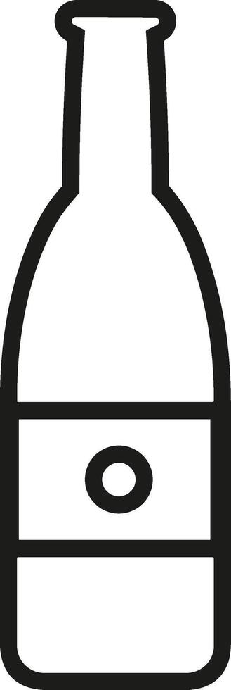 Bottle drink icon symbol image. Illustration of the drink water bottle glass design image vector