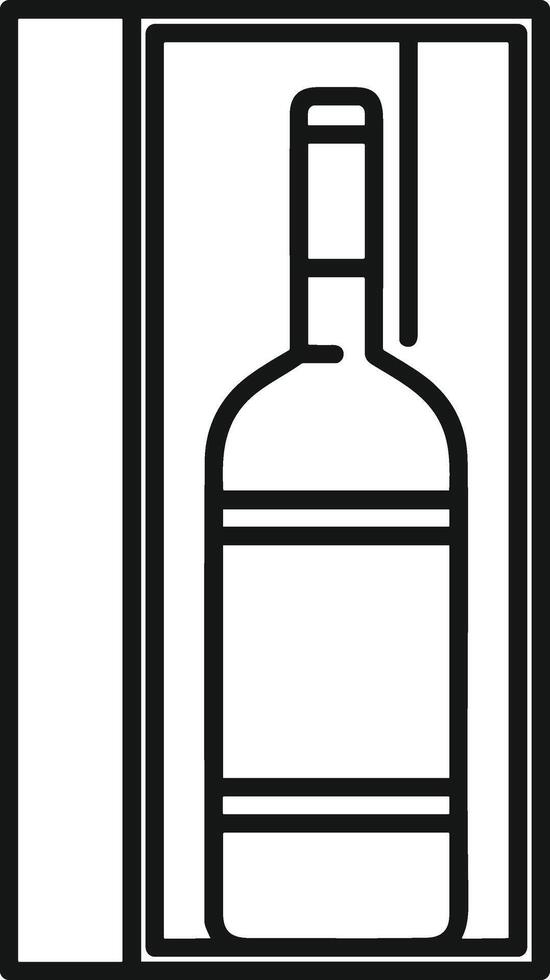 Bottle drink icon symbol image. Illustration of the drink water bottle glass design image vector
