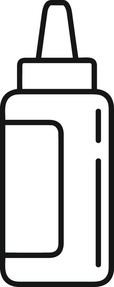 Bottle drink icon symbol image. Illustration of the drink water bottle glass design image vector