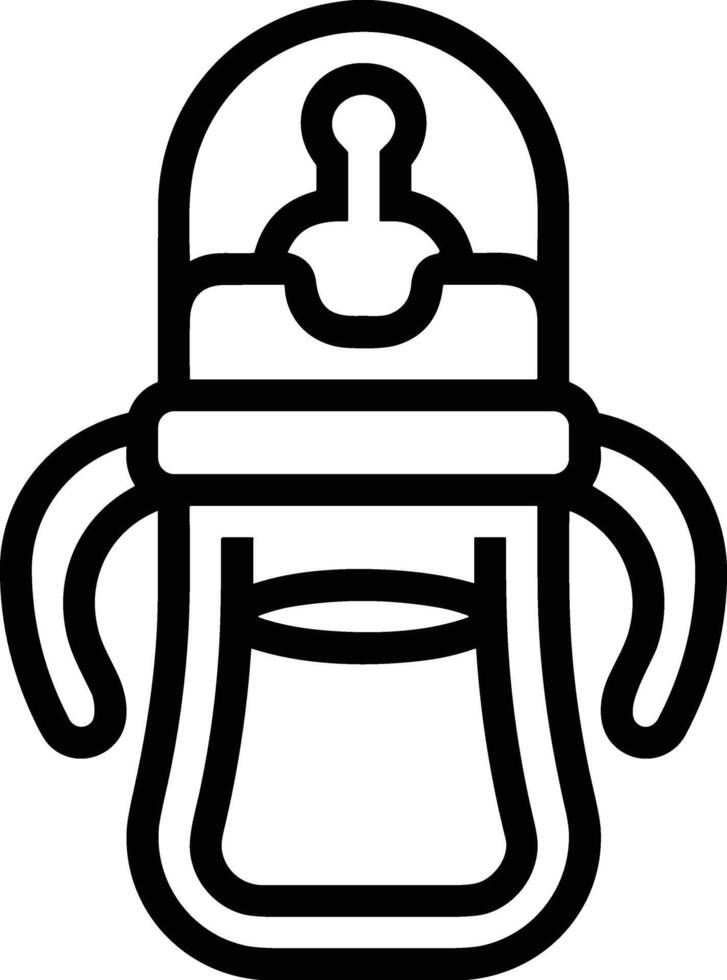 Bottle drink icon symbol image. Illustration of the drink water bottle glass design image vector
