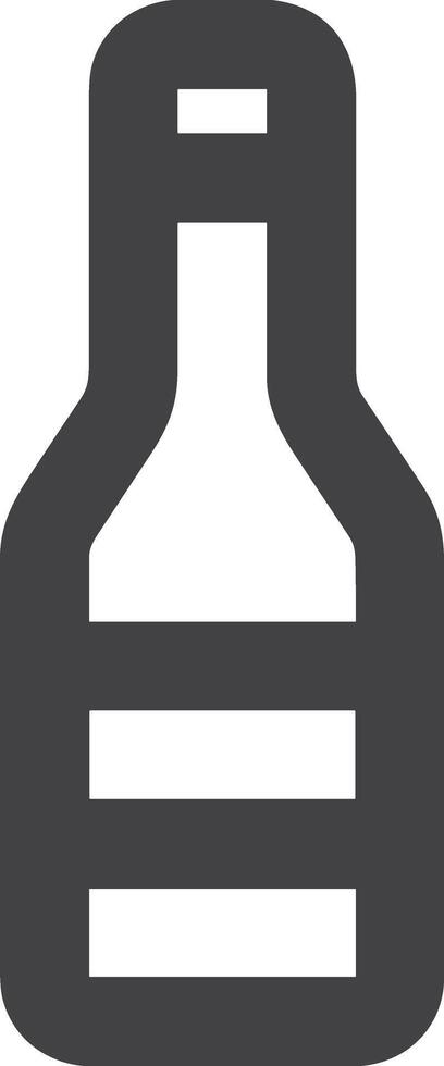 Bottle drink icon symbol image. Illustration of the drink water bottle glass design image vector