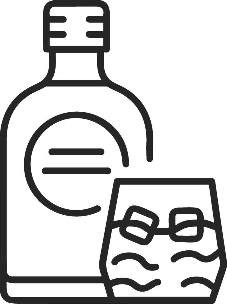 Bottle drink icon symbol image. Illustration of the drink water bottle glass design image vector