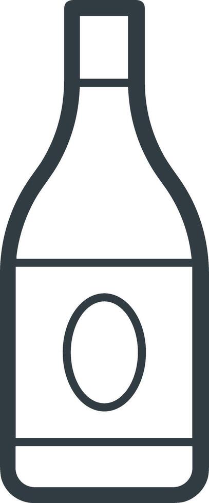 Bottle drink icon symbol image. Illustration of the drink water bottle glass design image vector
