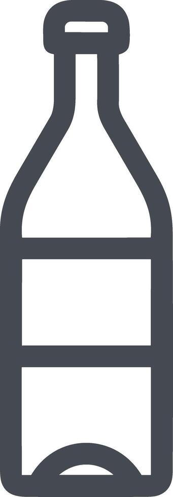 Bottle drink icon symbol image. Illustration of the drink water bottle glass design image vector