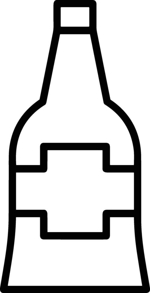 Bottle drink icon symbol image. Illustration of the drink water bottle glass design image vector