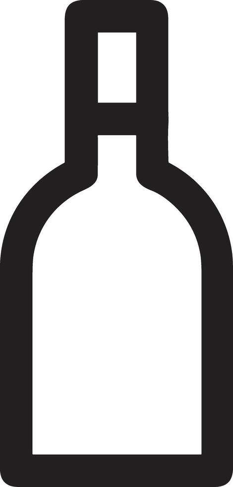 Bottle drink icon symbol image. Illustration of the drink water bottle glass design image vector