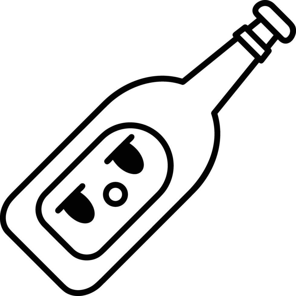 Bottle drink icon symbol image. Illustration of the drink water bottle glass design image vector