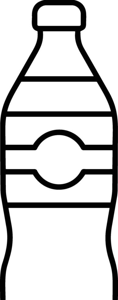 Bottle drink icon symbol image. Illustration of the drink water bottle glass design image vector