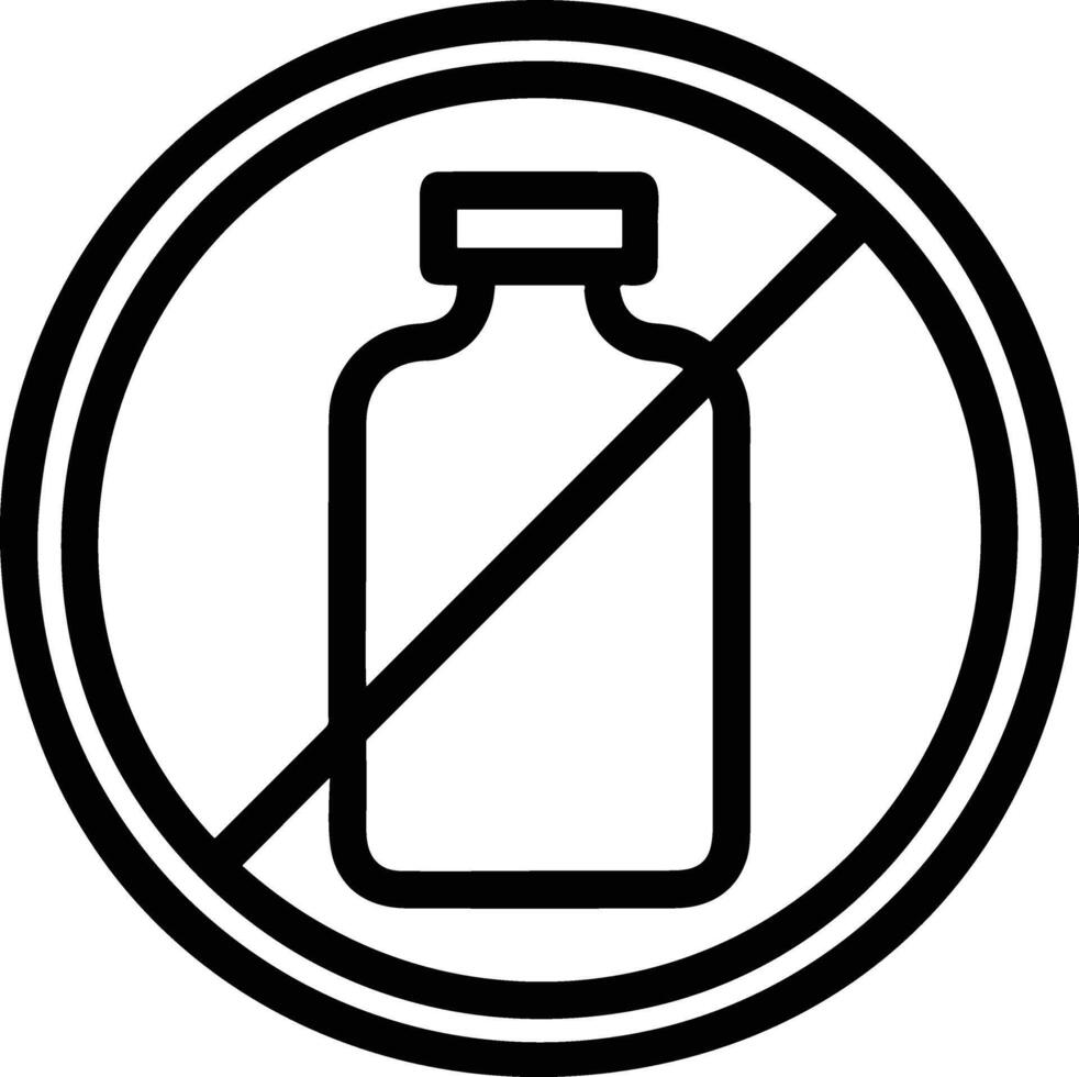 Bottle drink icon symbol image. Illustration of the drink water bottle glass design image vector