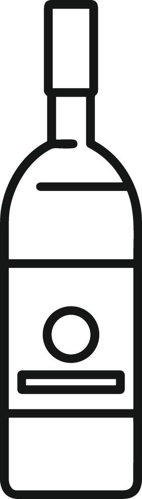 Bottle drink icon symbol image. Illustration of the drink water bottle glass design image vector