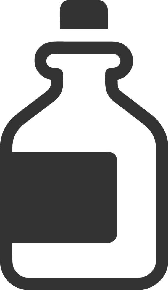 Bottle drink icon symbol image. Illustration of the drink water bottle glass design image vector