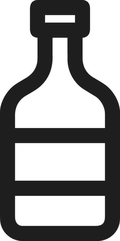 Bottle drink icon symbol image. Illustration of the drink water bottle glass design image vector