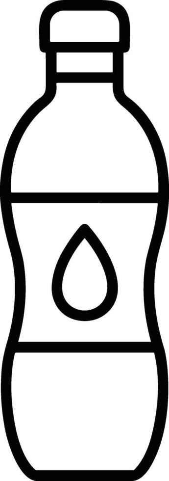 Bottle drink icon symbol image. Illustration of the drink water bottle glass design image vector
