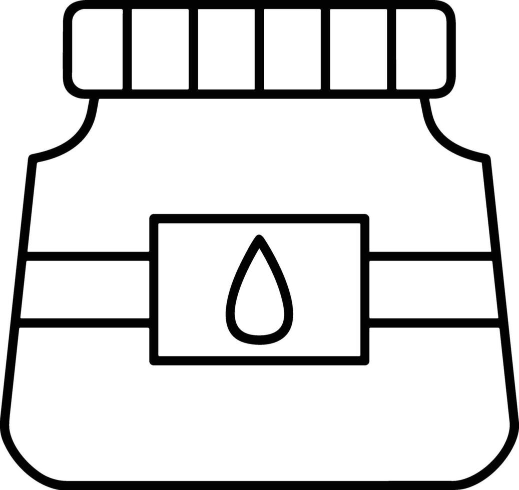 Bottle drink icon symbol image. Illustration of the drink water bottle glass design image vector