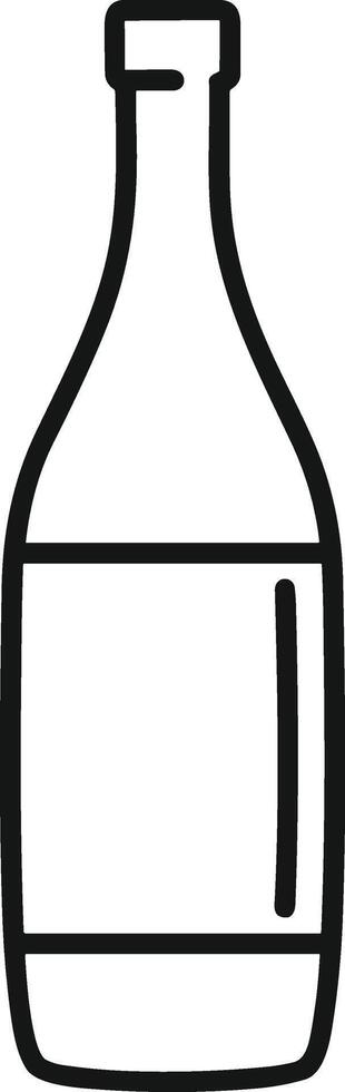 Bottle drink icon symbol image. Illustration of the drink water bottle glass design image vector
