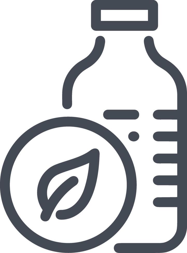 Bottle drink icon symbol image. Illustration of the drink water bottle glass design image vector