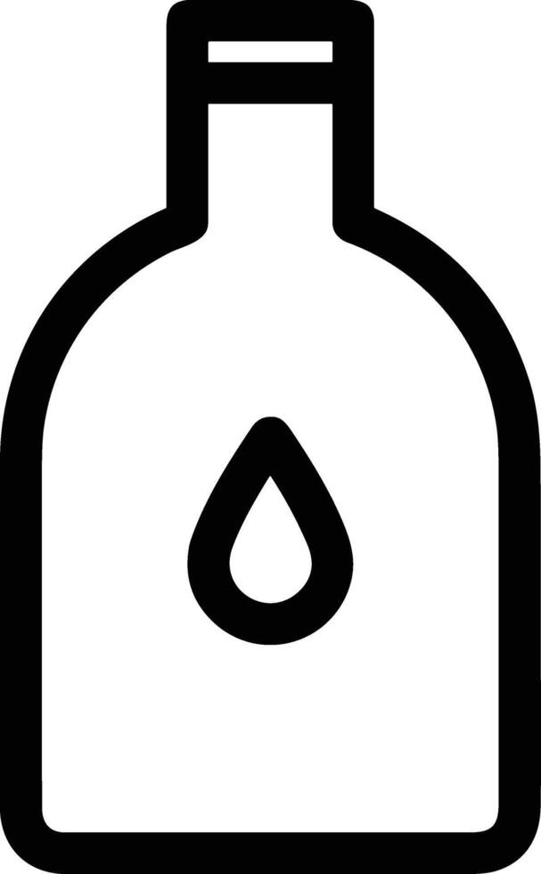 Bottle drink icon symbol image. Illustration of the drink water bottle glass design image vector