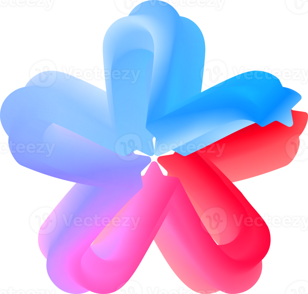 3D Spiral asterisk png