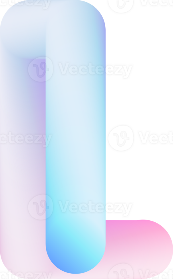 3D Lettering L png