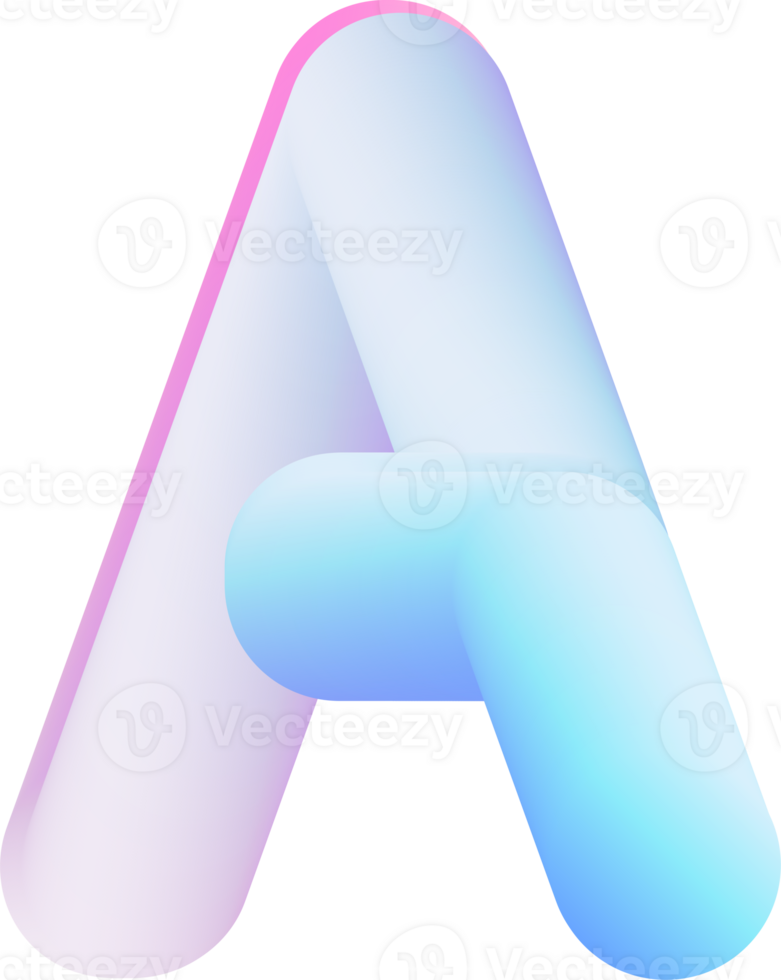 3D Lettering A png