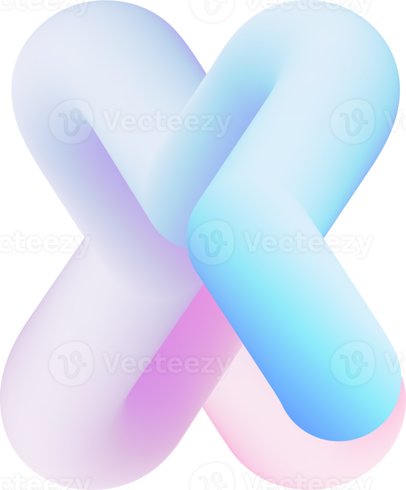 3D Lettering X png