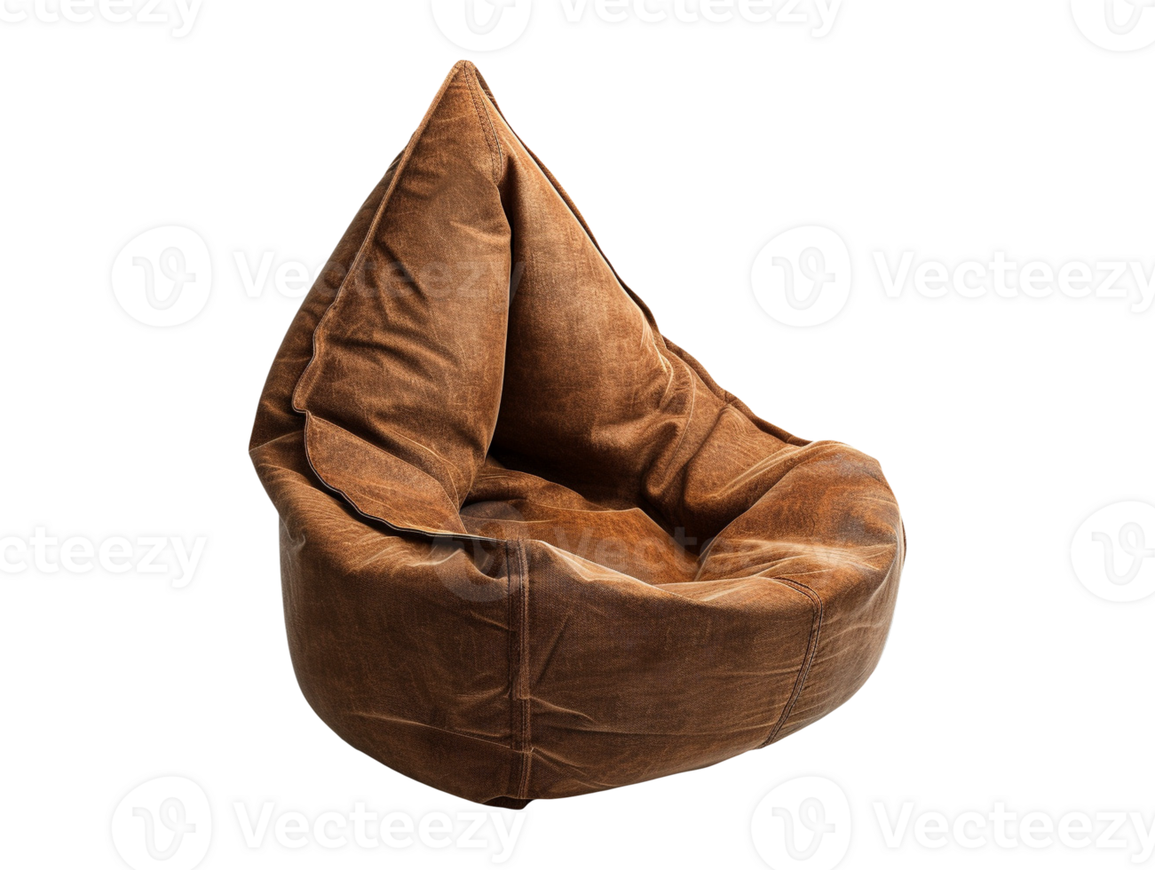 Modern bean bag chair isolated png