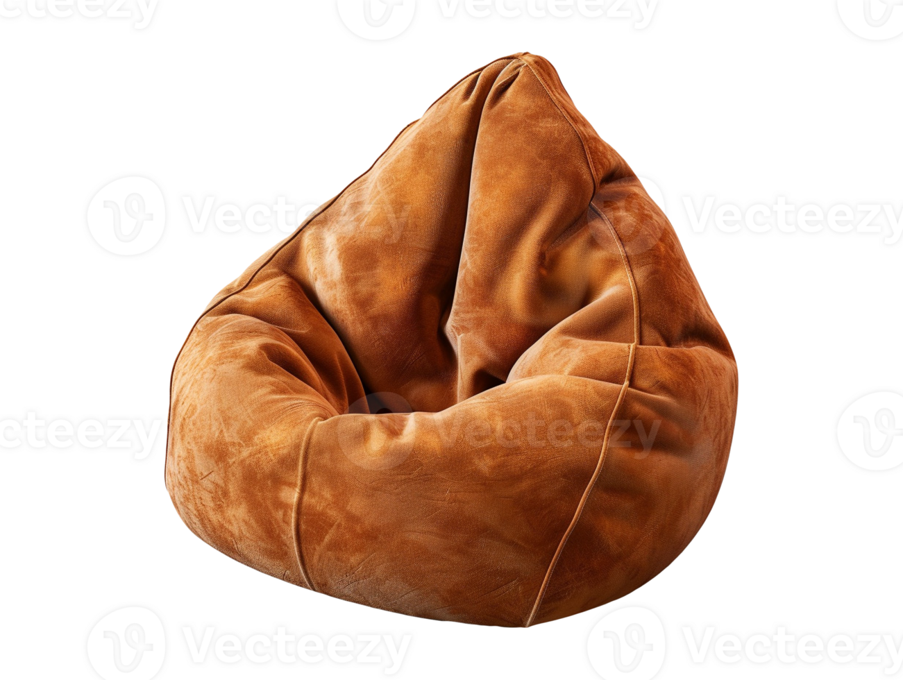 Modern bean bag chair isolated png