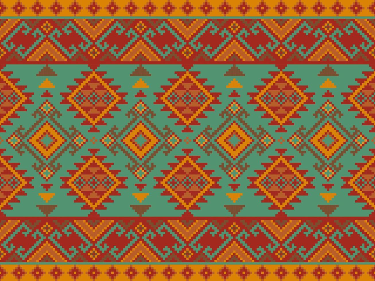 Native American Seamless,Ethnic pattern Abstract Navajo style for background vector