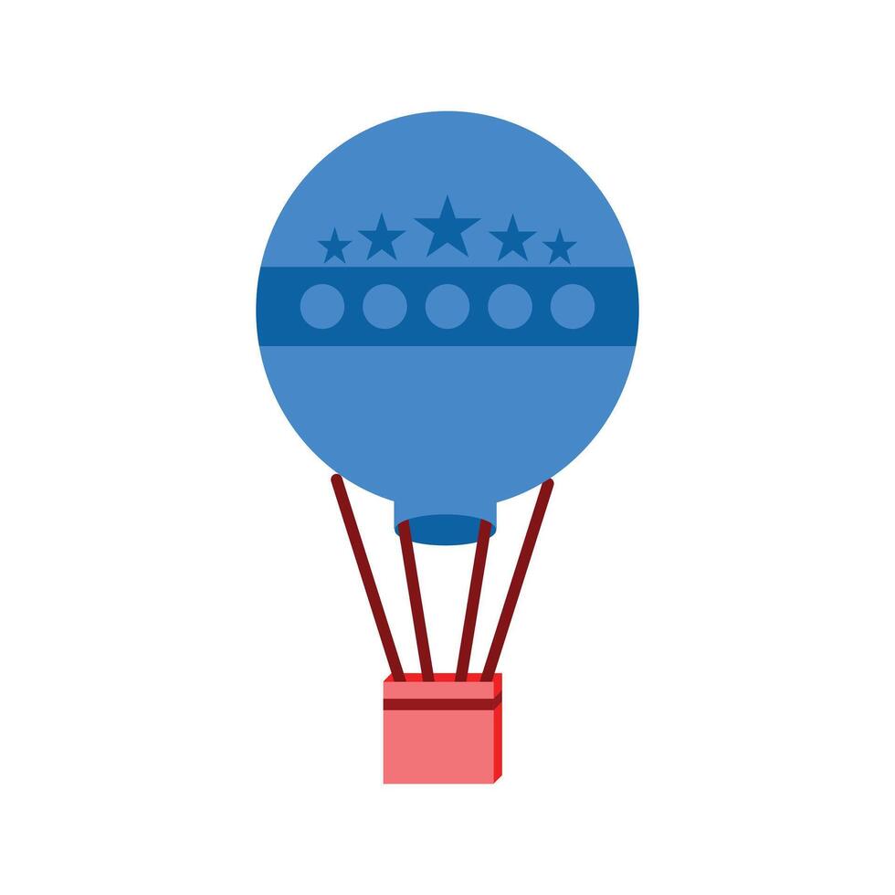Hot air balloon icon isolated on white background for your web and mobile app design, Hot air balloon logo concept vector