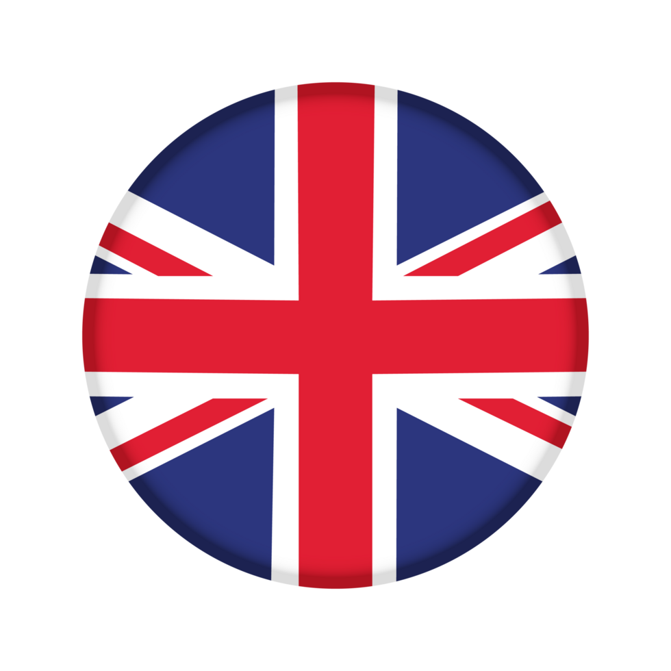 Round flag of UK png