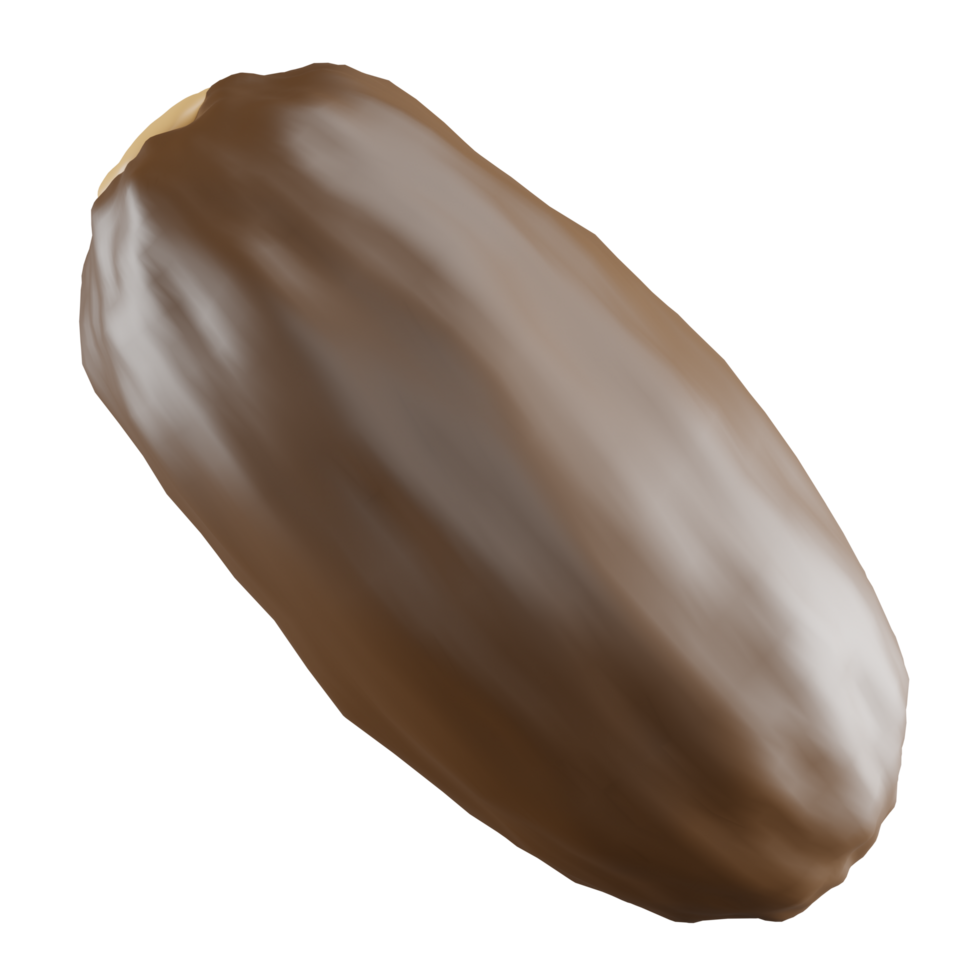 3D Illustration of Green Dates png