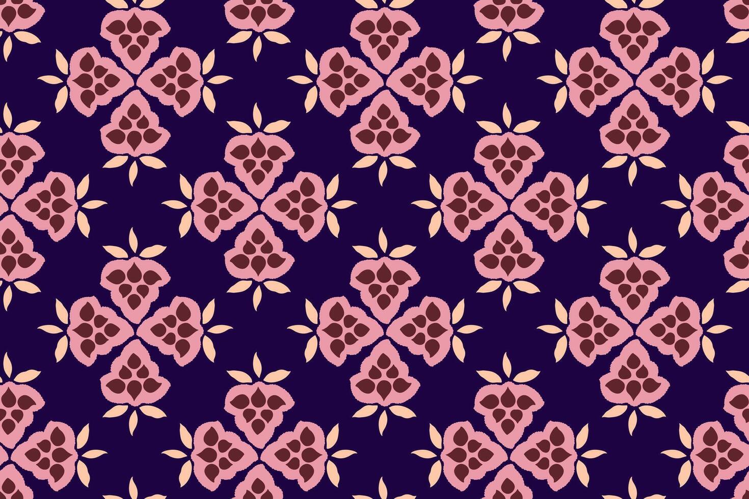Colorful seamless pattern with abstract geometric shapes on a dark blue background. Creative small forms with tiny dots, drops, spots, snowflakes, circles printing. hand drawing sketch. vector