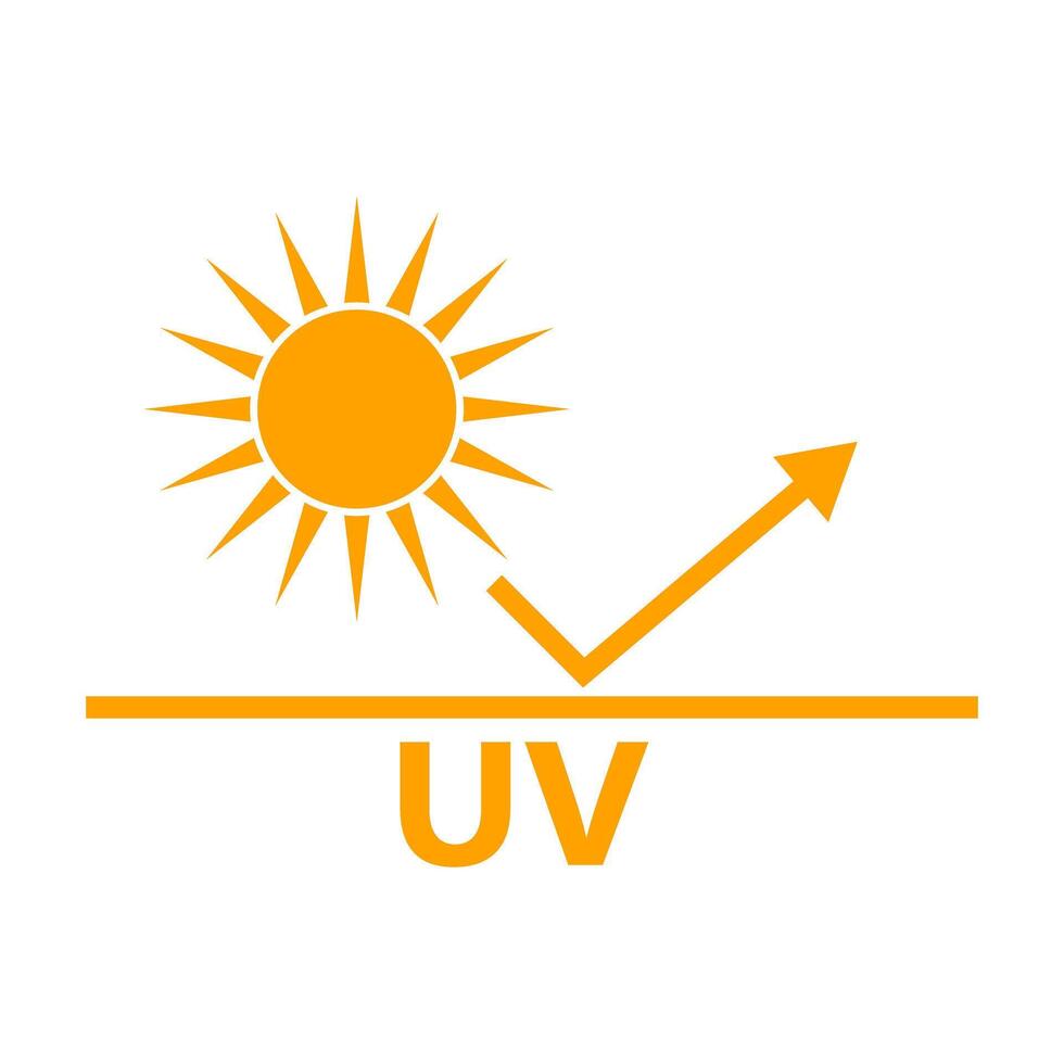 Reflective UV icon. Ultraviolet. vector