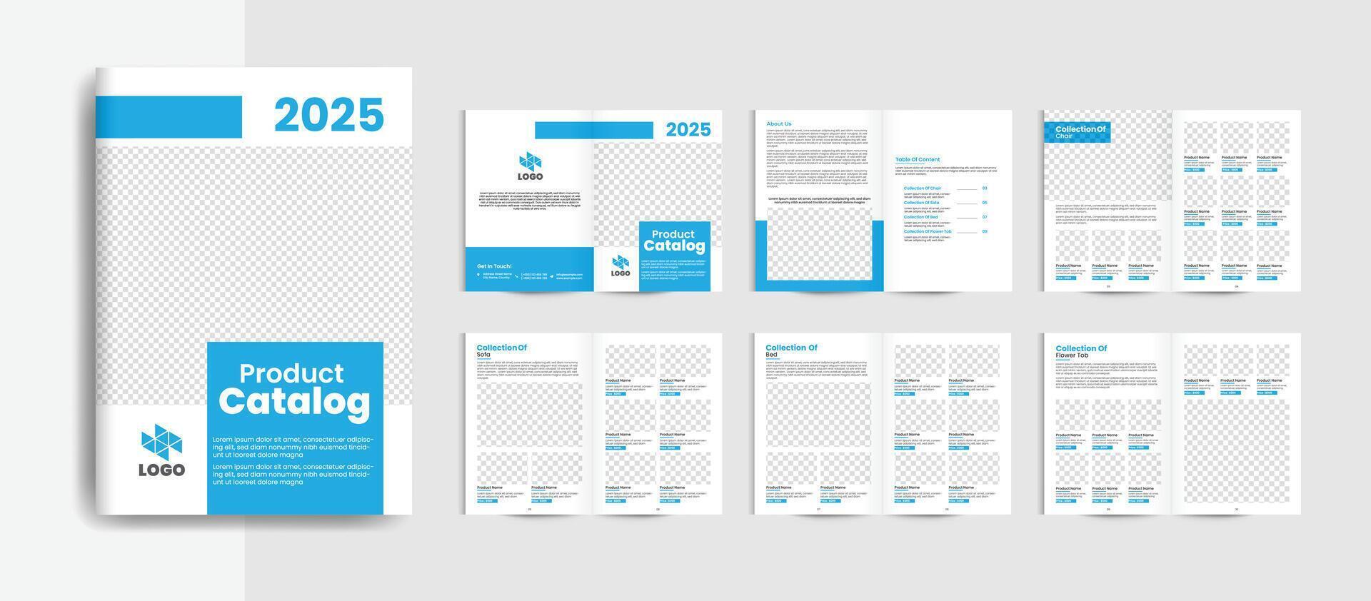 Catalog or catalogue or product catalog template vector