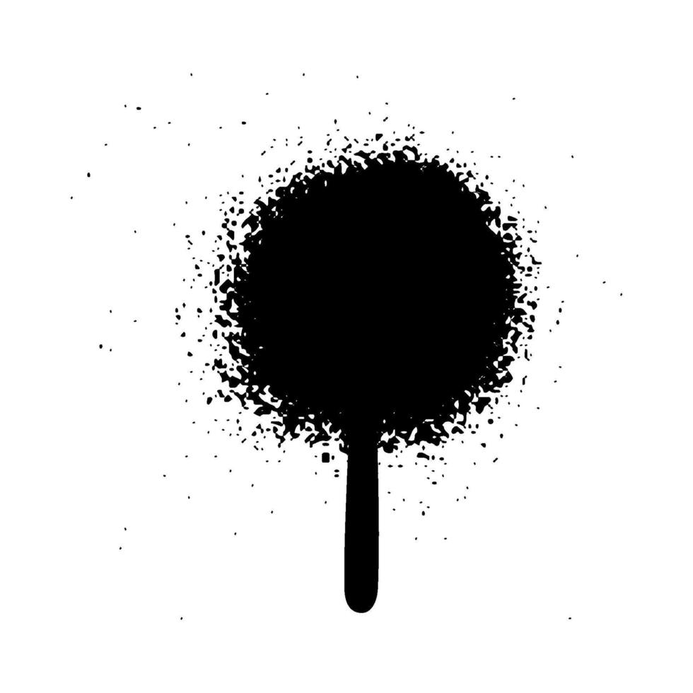 Spray paint dot. Splatter painted drip, grunge art circle texture, graffiti dirty sprayed paint. Abstract paint texture illustration . Splatter paint, drip graffiti, splattered texture vector
