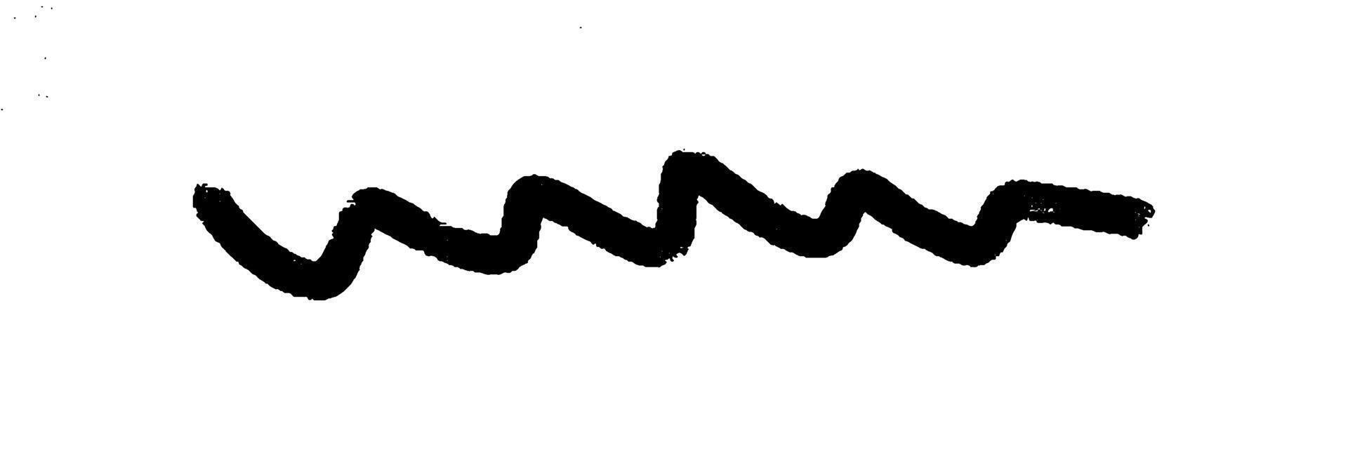 Black charcoal pencil scribble. Childish drawing. Doodles and curved line, straight thin stroke. pencil sketchy line. Grungy smear and rough crayon stroke. vector