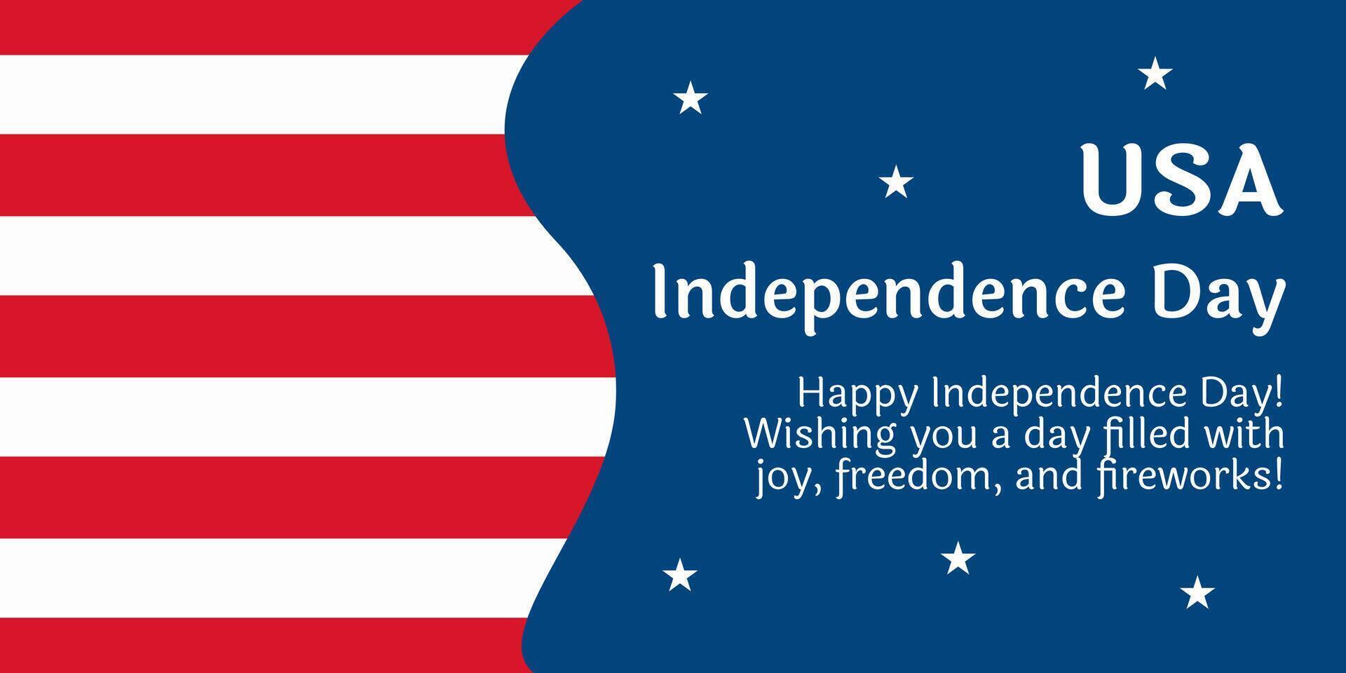 4th of July United States Independence Day celebration background suitable for promotion advertising, background, and banner. vector