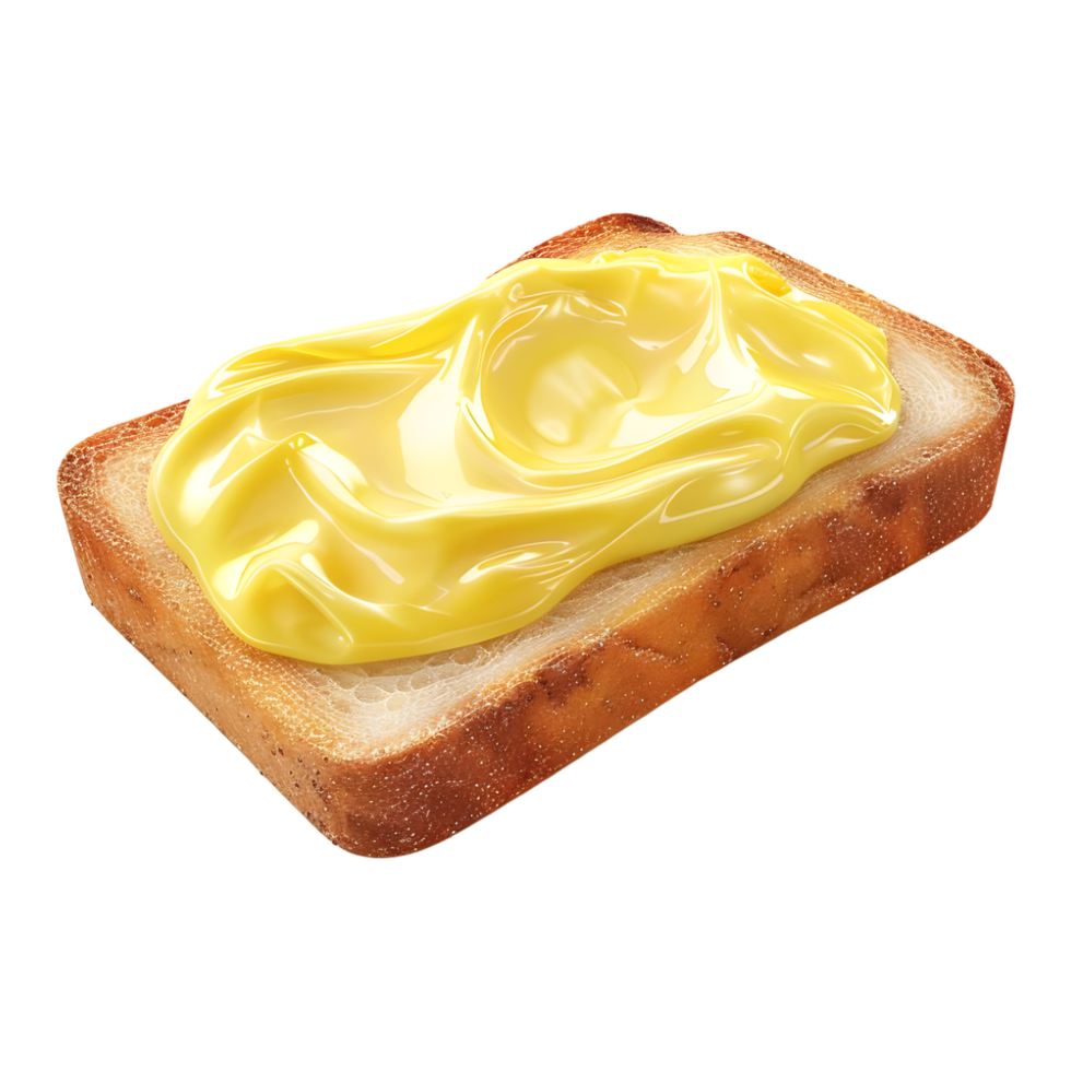 Yellow Butter on Transparent Background png