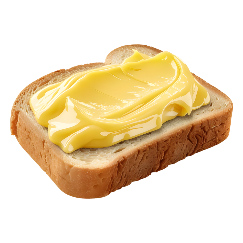 Yellow Butter on Transparent Background png