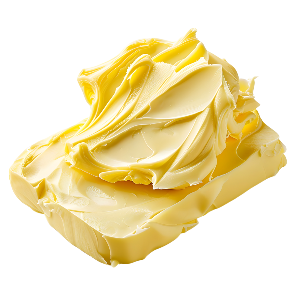 Yellow Butter on Transparent Background png